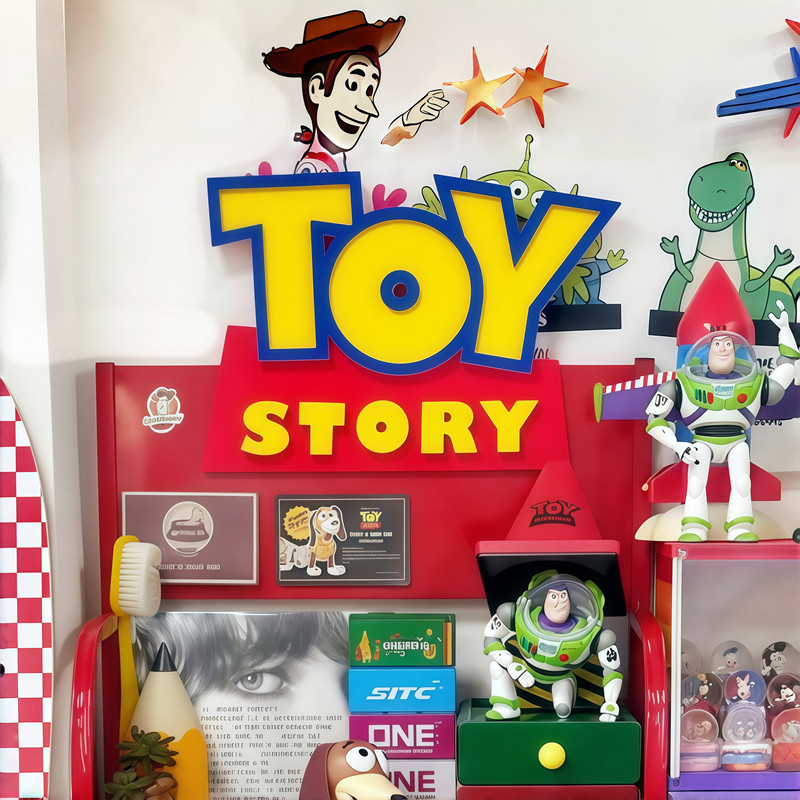 Lighting Home Decor Products - TOY STORY 3DLogo Uithangbord Cartoonfiguur Nachtlampje