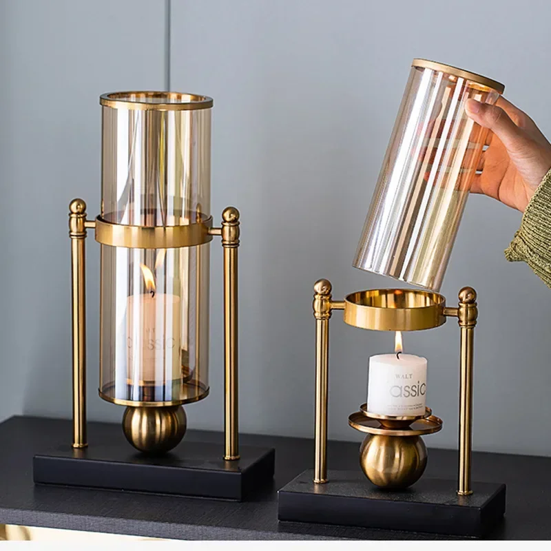 Lighting Home Decor Products - Glazen metalen miniatuurfiguren, kerstdecoraties, bureaubladproducten, decoratieve