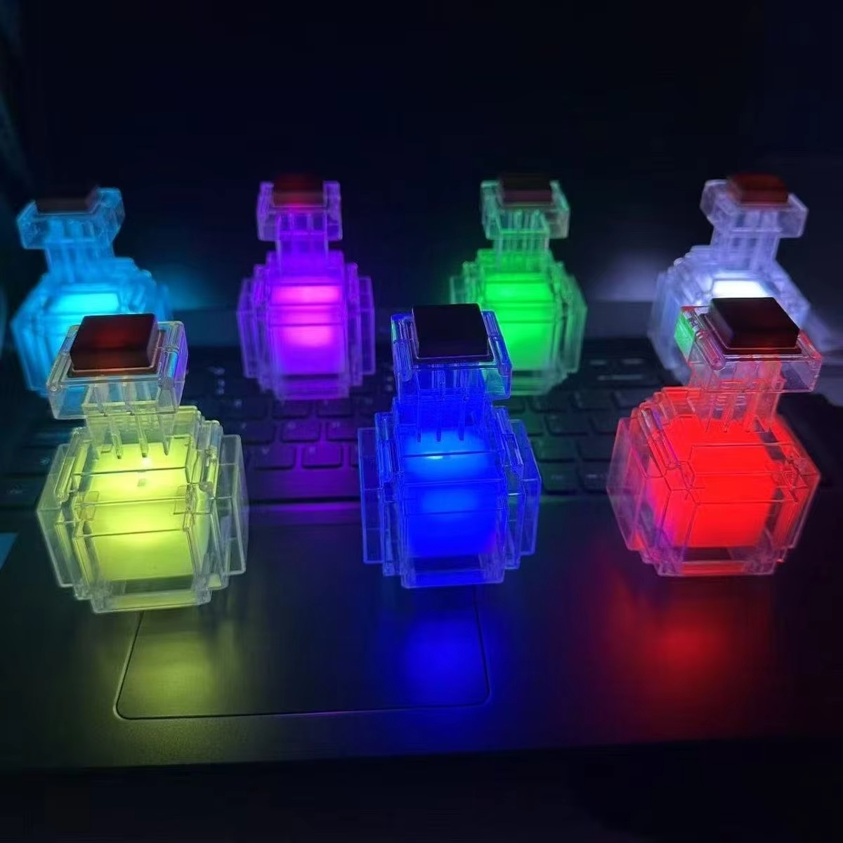 Lighting Home Decor Products - Oplaadbare Potion Bottle Nachtlampje Led Kleurveranderend