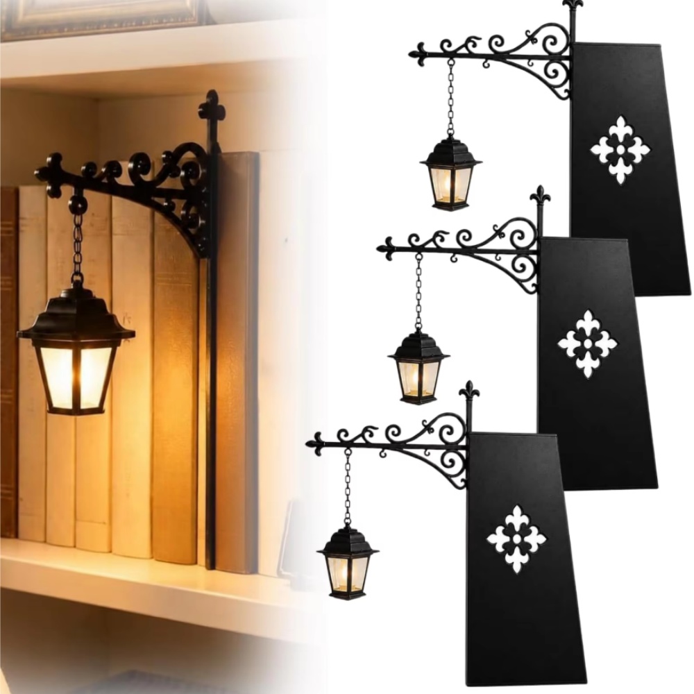Lighting Decorative - Bibliotheeklantaarn Decoratieve boekenplankverlichting Retro bibliotheeklantaarn Boekenplanklamp