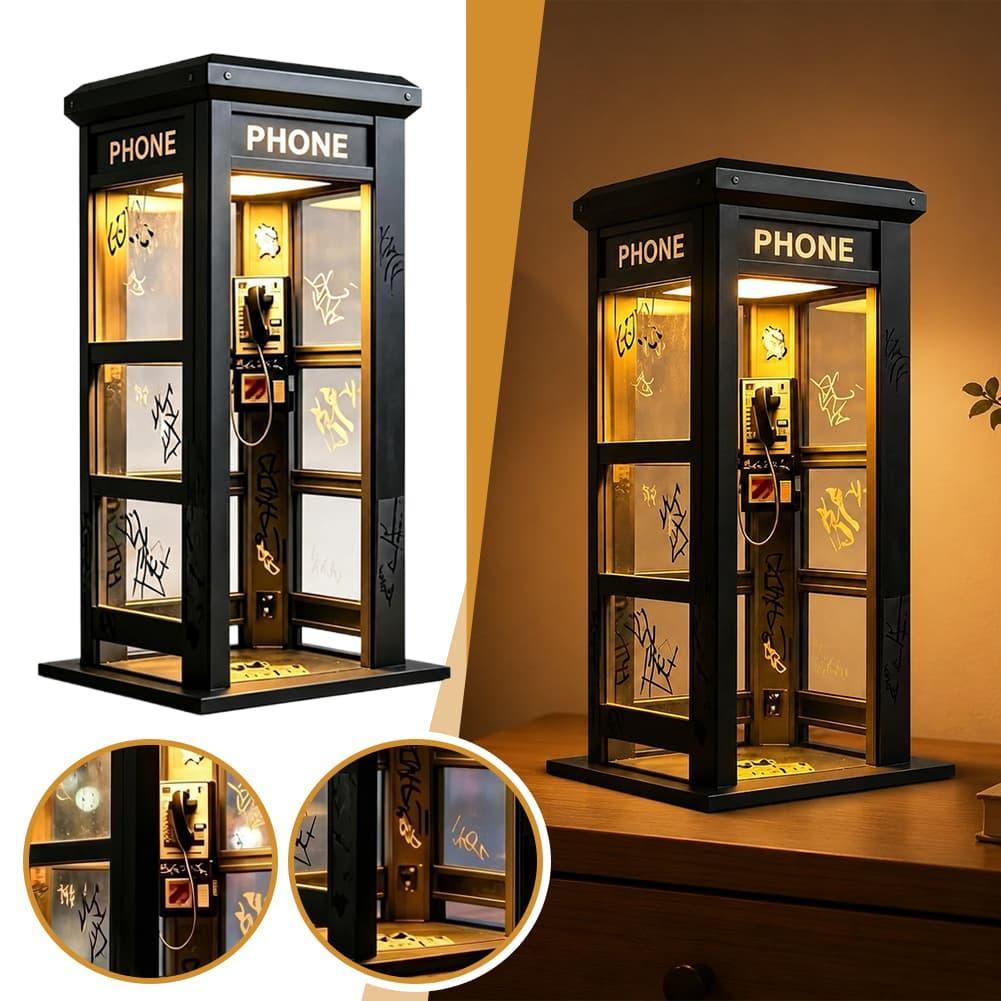 Lighting Decor For Home - Vintage Londense telefooncel tafellamp, retro telefooncel