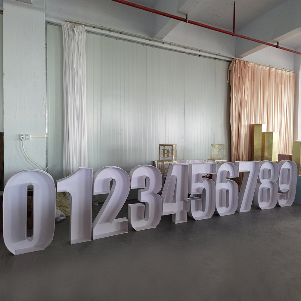 Light Up Letters Marquee - Grote Letterborden Marquee grote Led-nummers Hoog