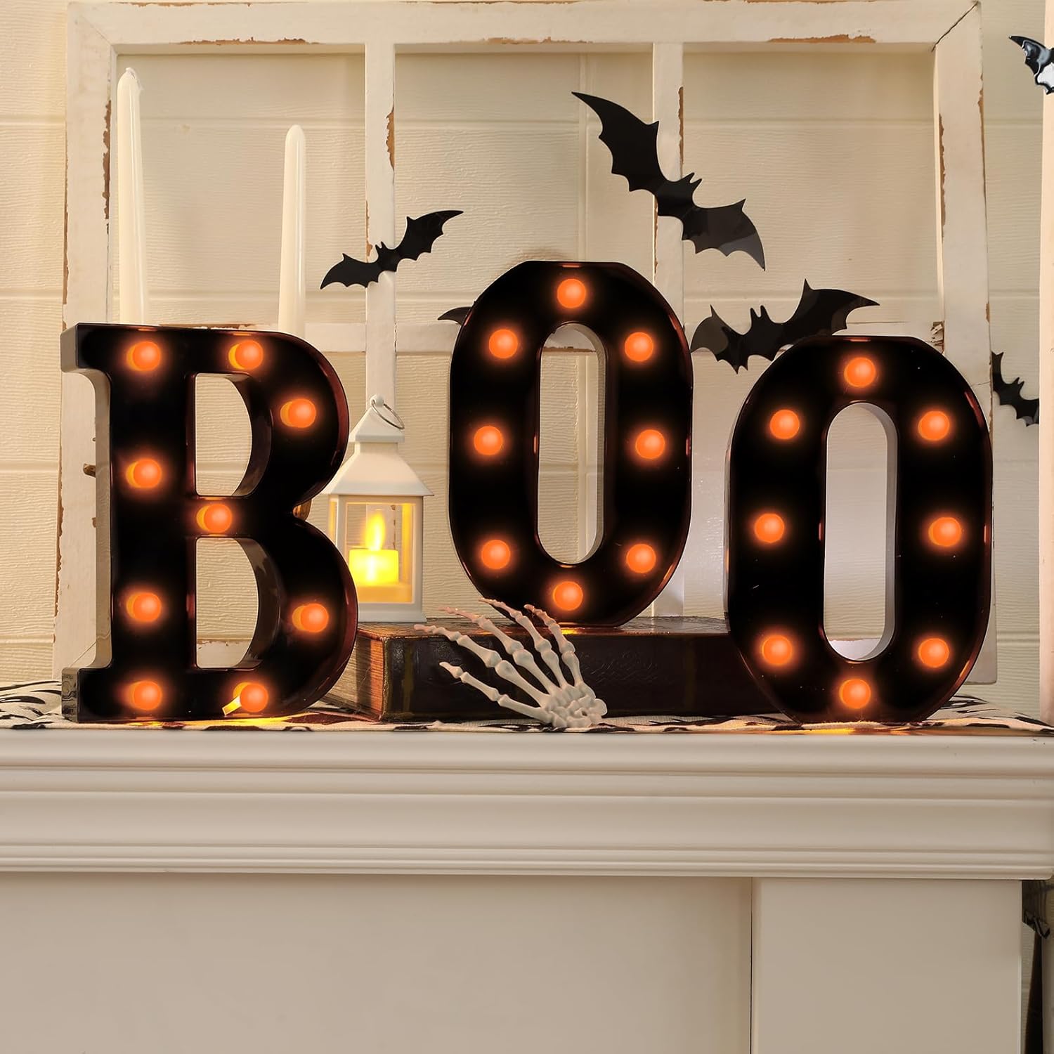 Halloween Decorations-3 LED Ma - Light Up Letters Marquee recensie en prijs
