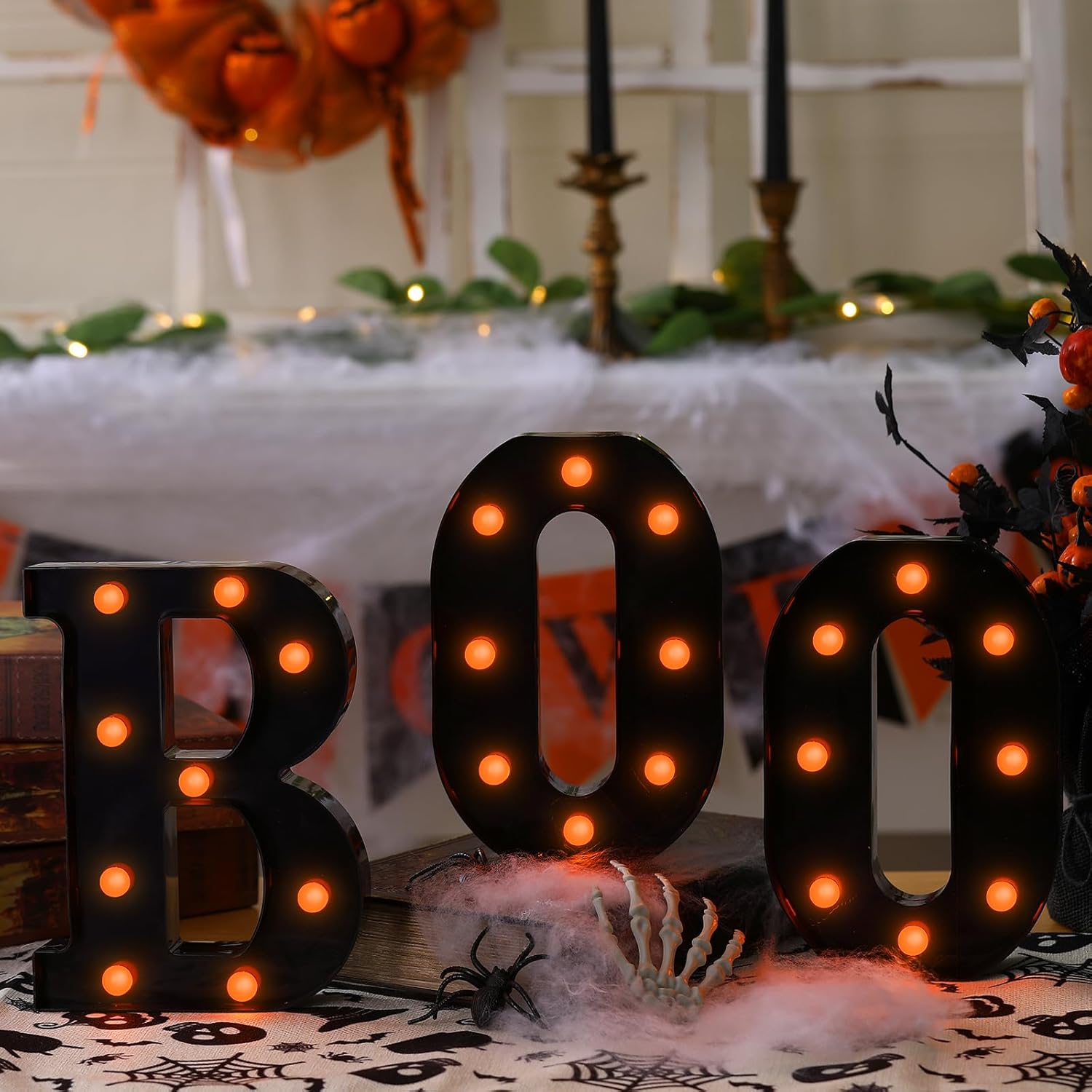 Halloween Decorations-3 LED Ma - Light Up Letters Marquee recensie en prijs