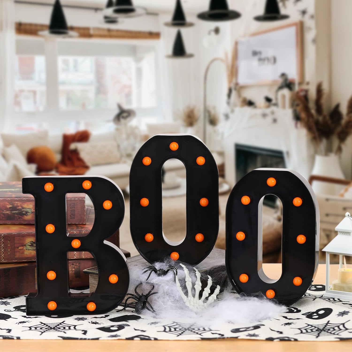Halloween Decorations-3 LED Ma - Light Up Letters Marquee recensie en prijs