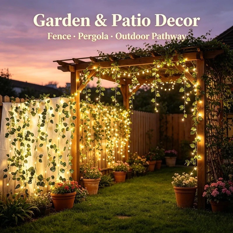 2M Kunstblad LED-lichtsnoer, 2 - Garden Lighting Decor recensie en prijs