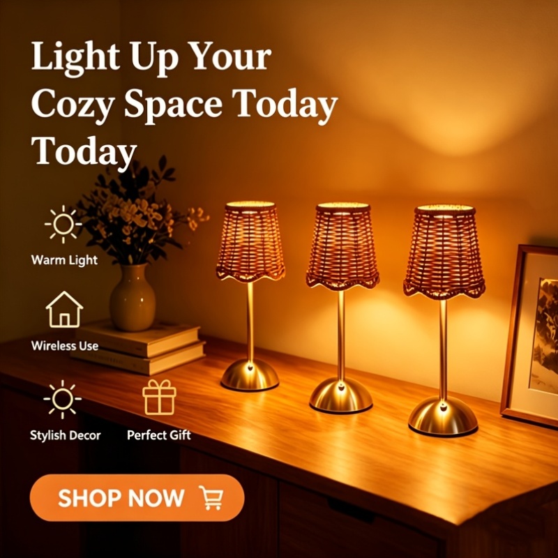 Boheemse geweven rotan kunstta - Lighting Decor For Home recensie en prijs