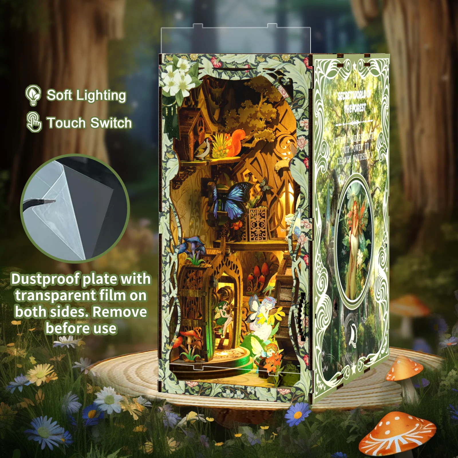 Cool DIY Book Nook Miniatuurhu - Lighting Decor House recensie en prijs