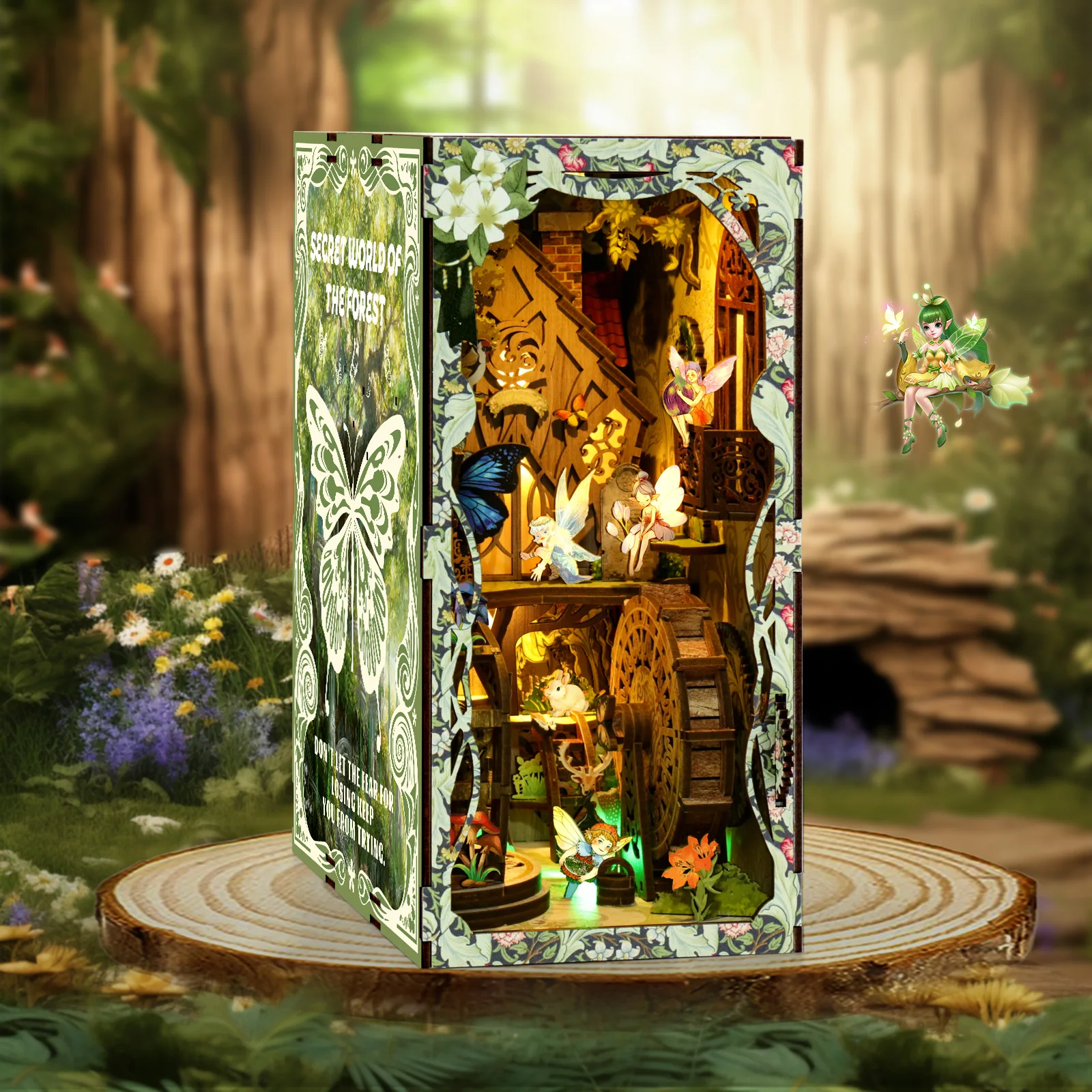 Cool DIY Book Nook Miniatuurhu - Lighting Decor House recensie en prijs