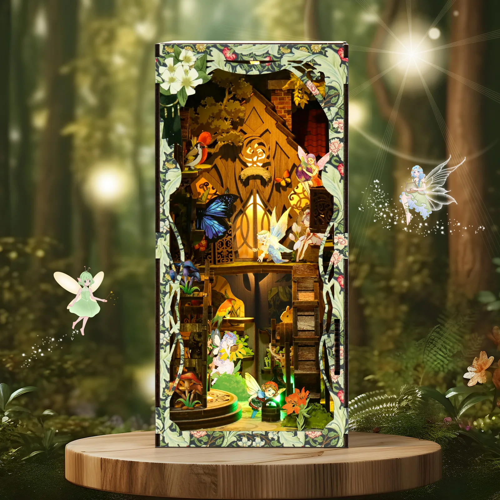 Cool DIY Book Nook Miniatuurhu - Lighting Decor House recensie en prijs