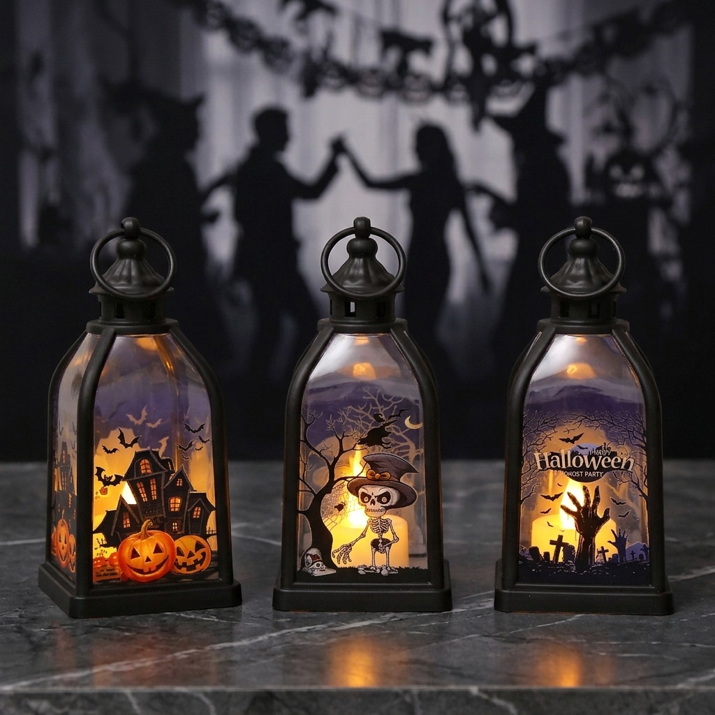 Halloween Ghost Castle-thema h - Lighting Decor House recensie en prijs