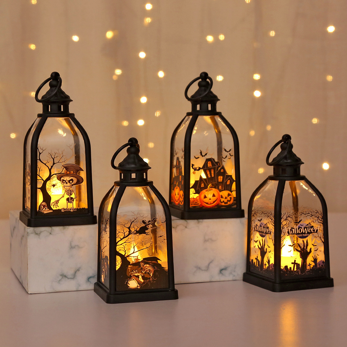 Halloween Ghost Castle-thema h - Lighting Decor House recensie en prijs