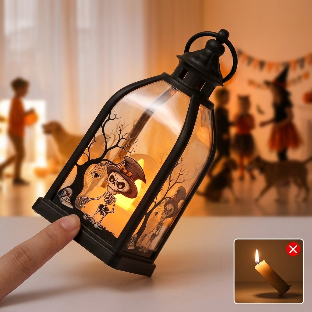 Halloween Ghost Castle-thema h - Lighting Decor House recensie en prijs