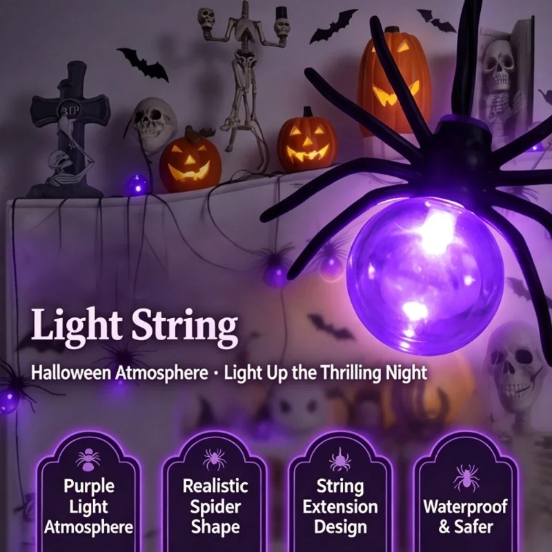 Op batterijen werkende Spider  - Garden Lighting Decor recensie en prijs
