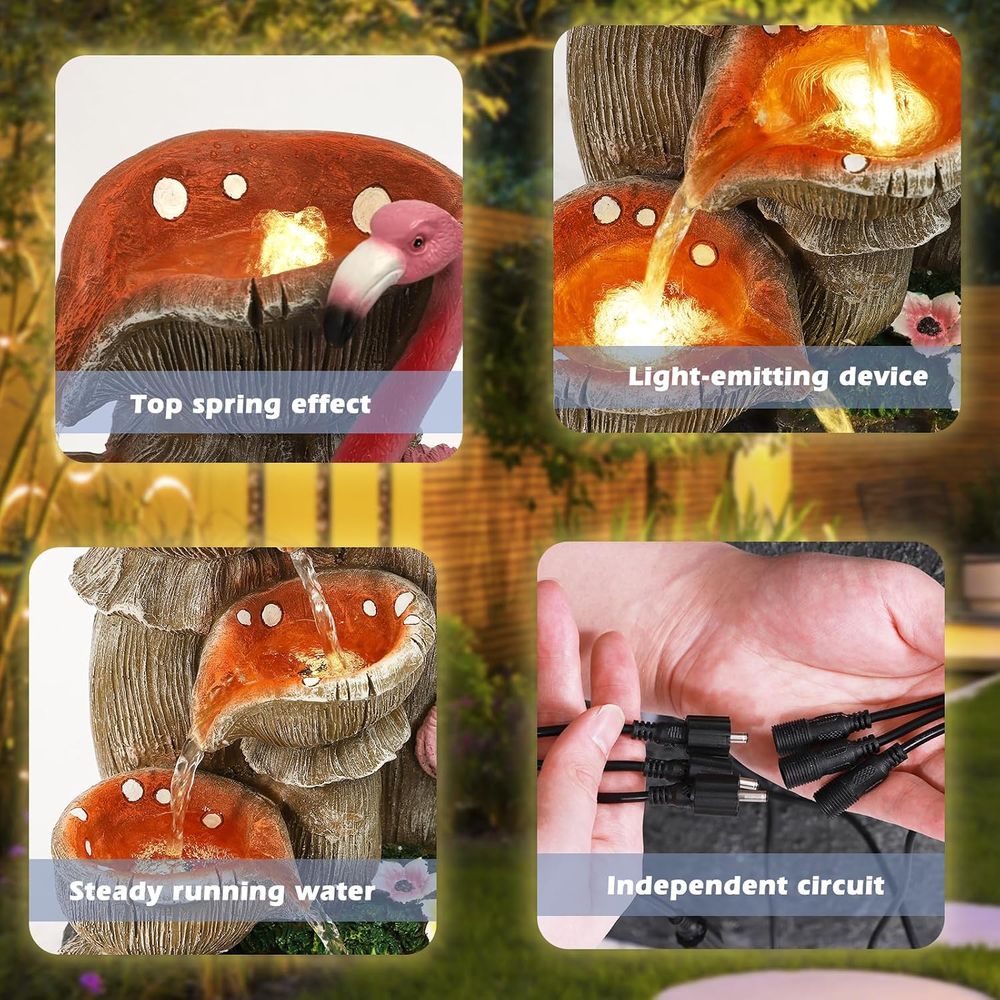 5-laags tuinwaterval met 5 LED - Lighting Decor House recensie en prijs