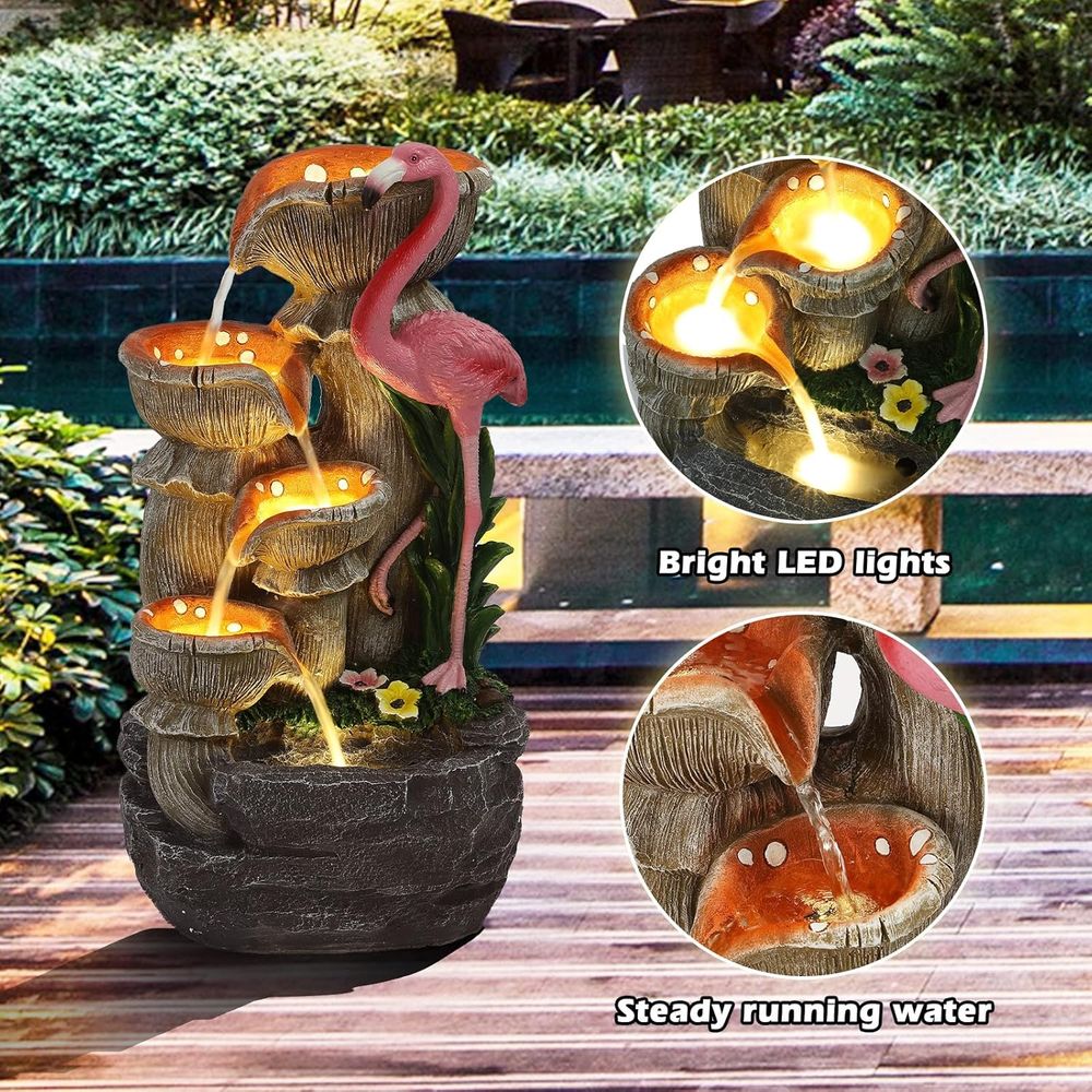 5-laags tuinwaterval met 5 LED - Lighting Decor House recensie en prijs