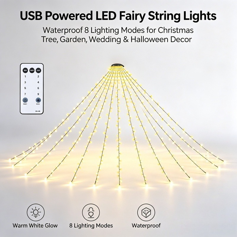 USB LED Fairy String Lights, w - Garden Lighting Decor recensie en prijs