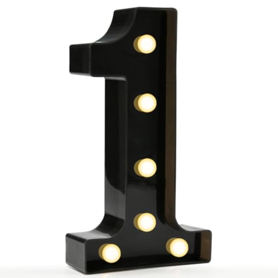 Decoratieve LED verlichte cijf - Light Up Letters Marquee recensie en prijs
