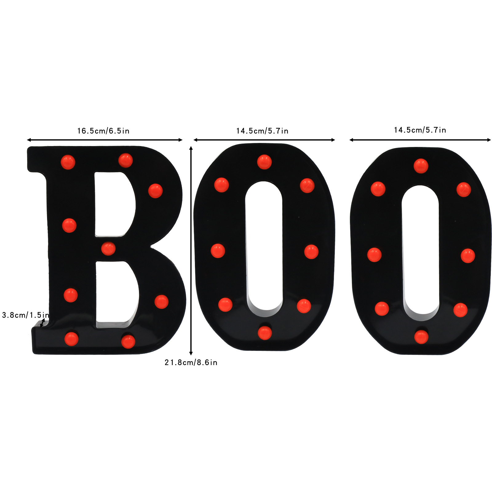 Halloween Decor Indoor-3 LED M - Light Up Letters Marquee recensie en prijs