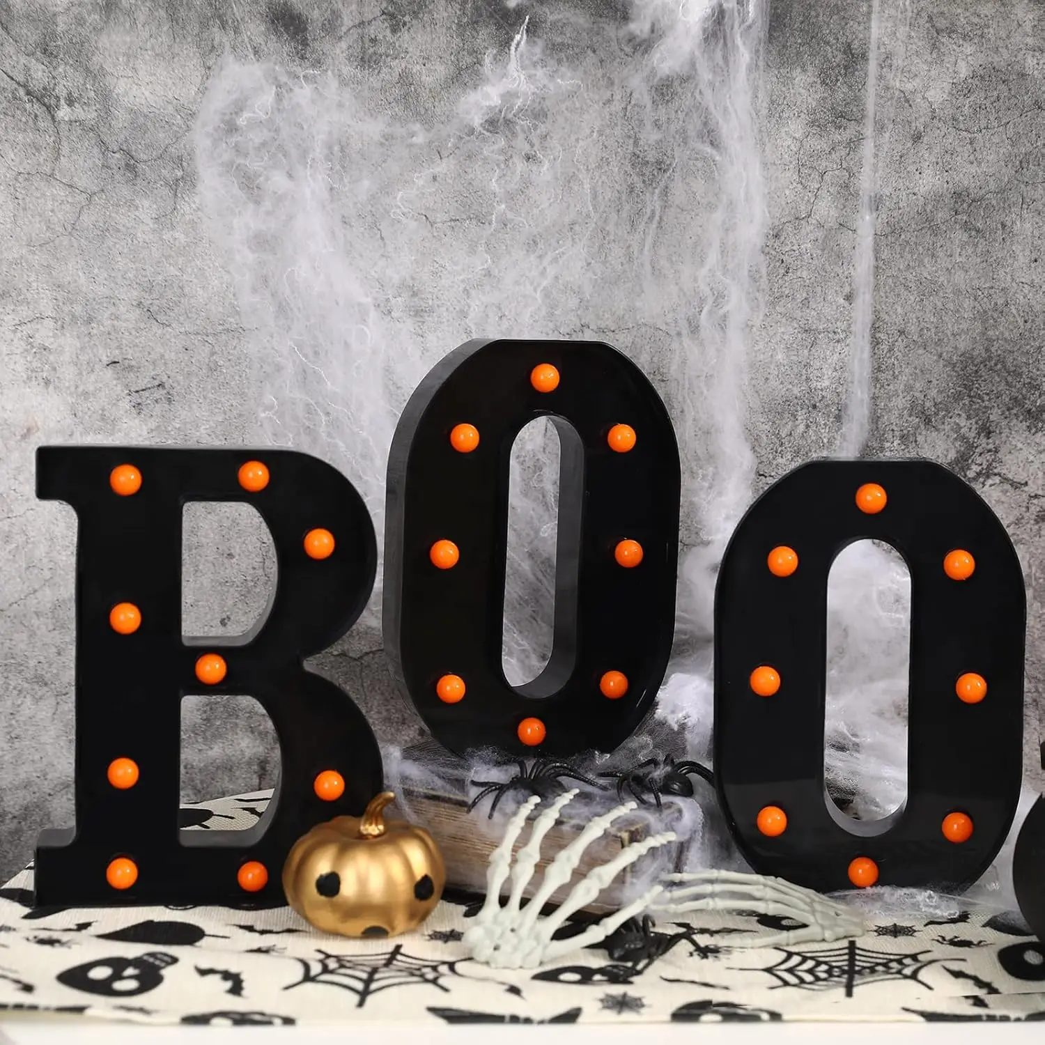 Halloween Decor Indoor-3 LED M - Light Up Letters Marquee recensie en prijs