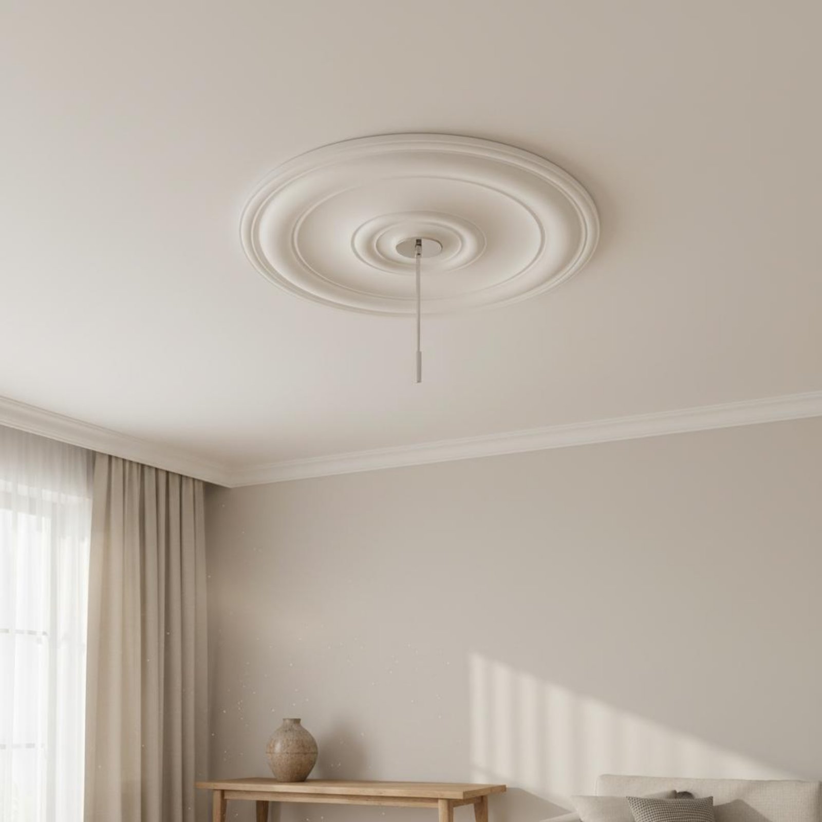 Ronde plafondmedaillon Europes - Lighting Decorative recensie en prijs