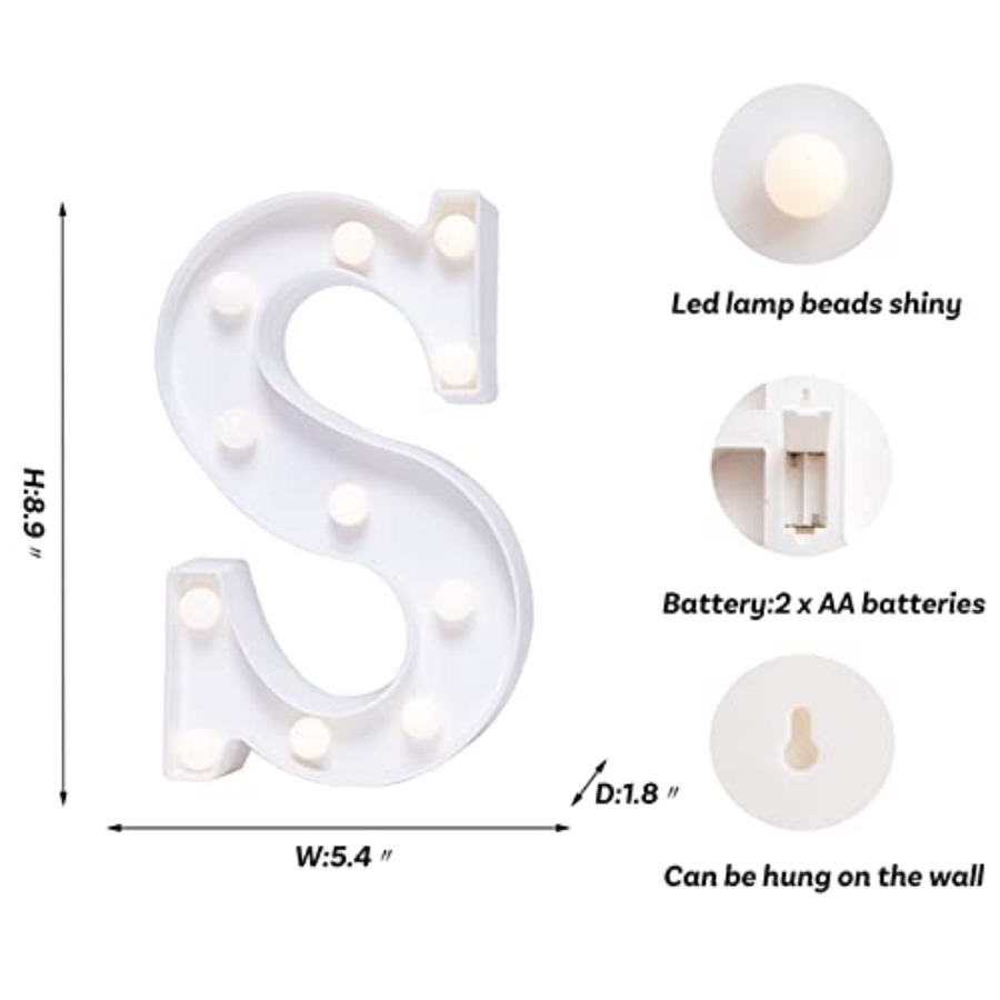 LED-letterverlichting Teken Ma - Light Up Letters Marquee recensie en prijs