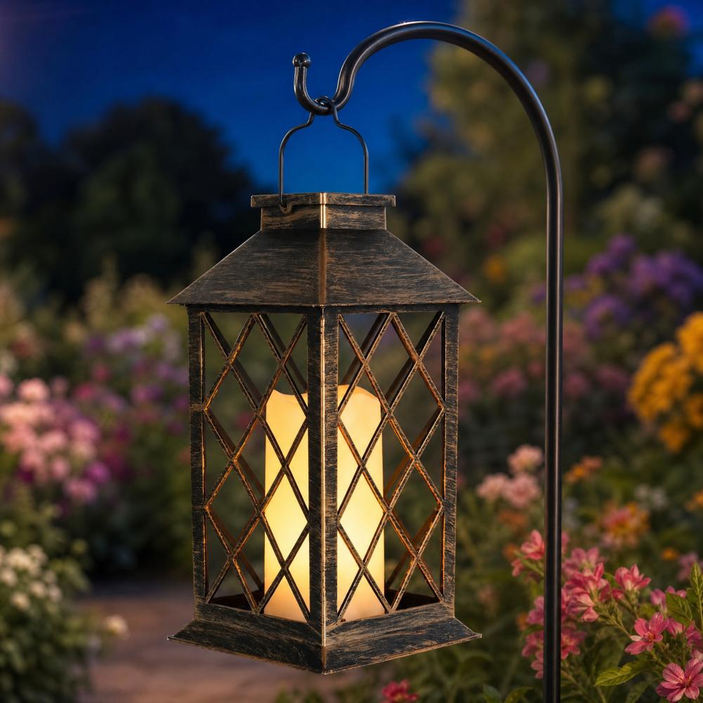 Retro zonnelantaarn, zonne-ene - Garden Lighting Decor recensie en prijs