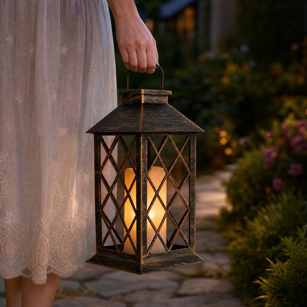 Retro zonnelantaarn, zonne-ene - Garden Lighting Decor recensie en prijs