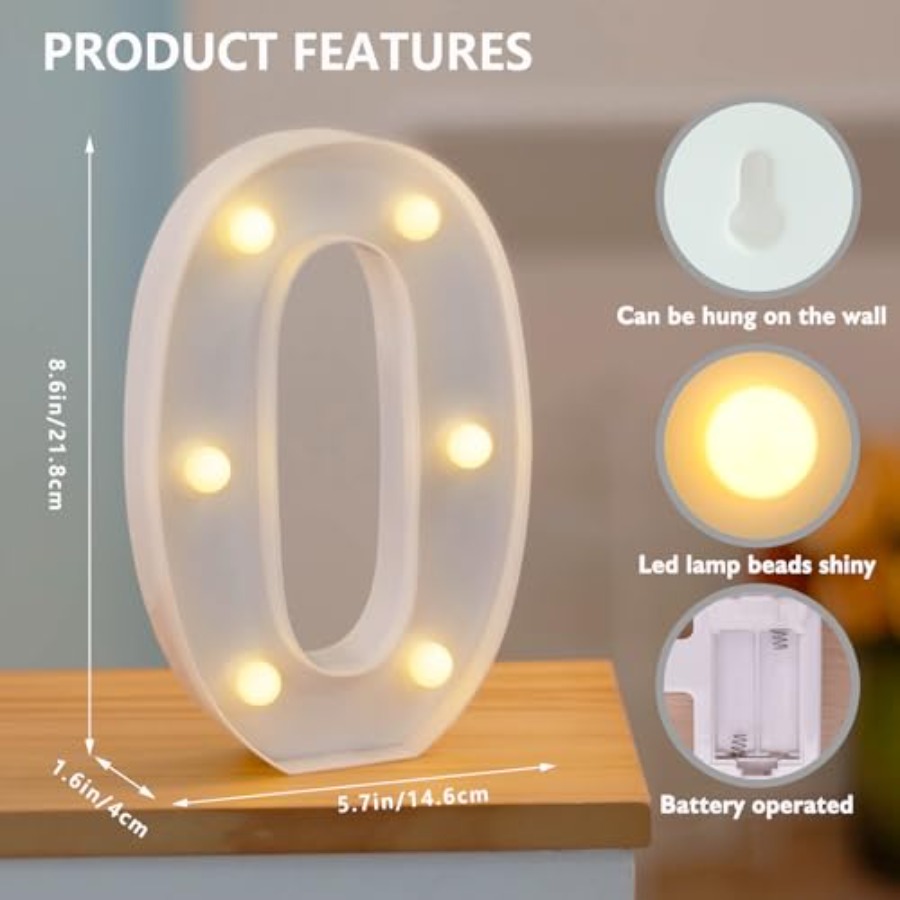 LED Marquee-nummers, 0-9 verli - Light Up Letters Marquee recensie en prijs